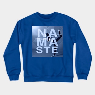 Namaste Yoga Design Crewneck Sweatshirt